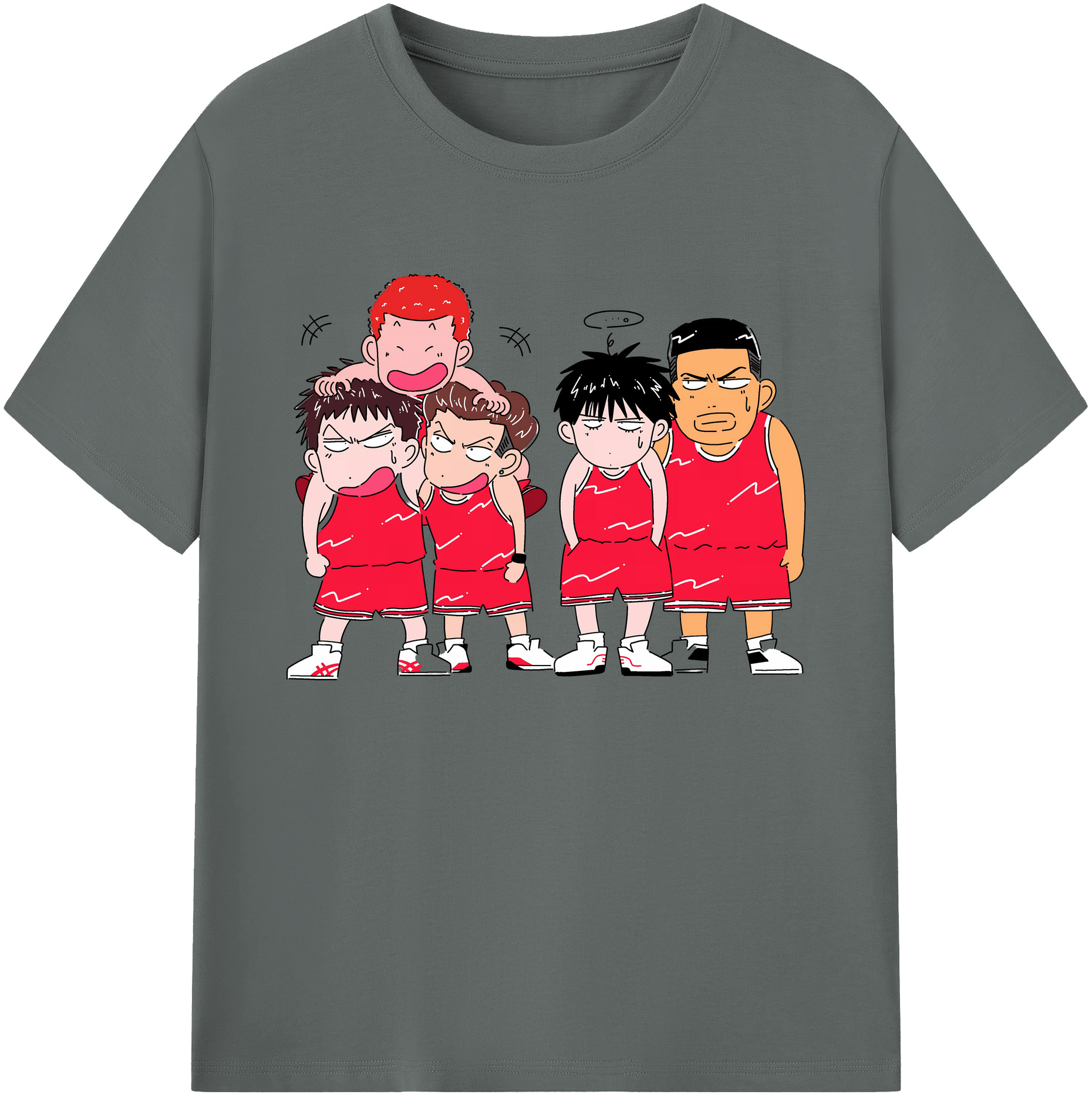 （画像用） SLAM DUNK／スラムダンク 綿100％ メンズ半袖Tシャツ｜肌触りやわらか＆通気性